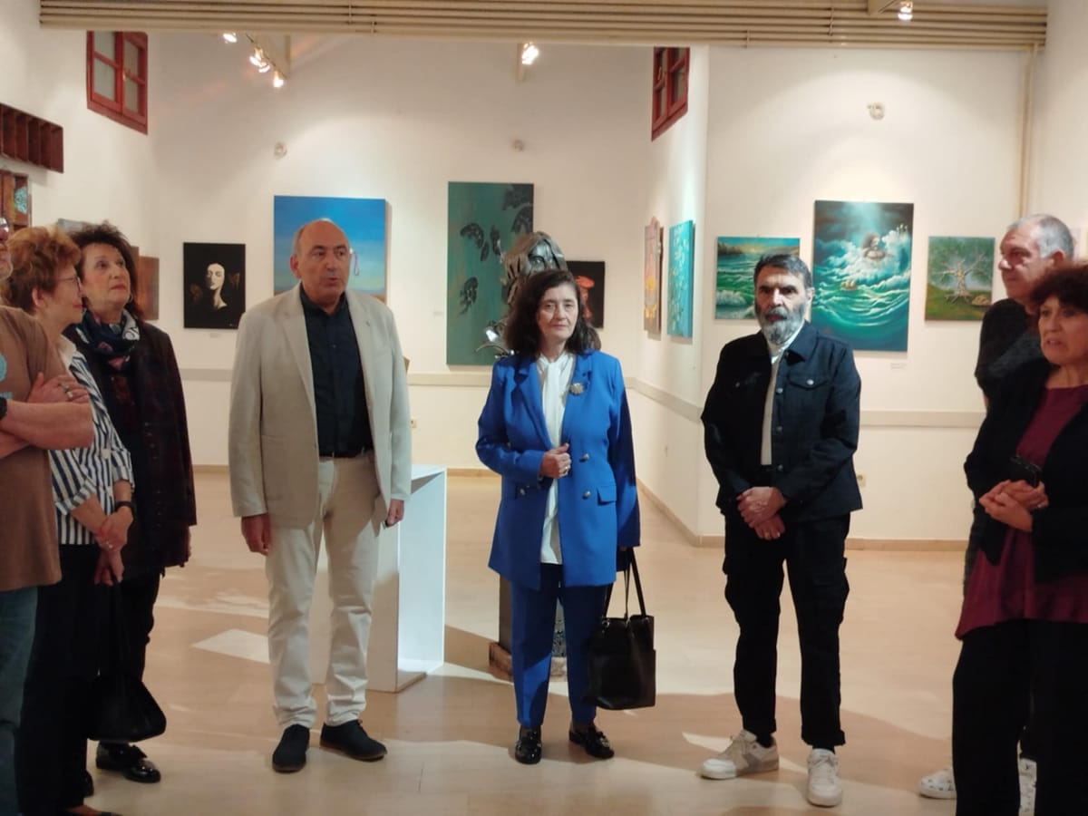 Komotini'de 'Trakya Özgürlükleri' Kapsamında Trakyalı Sanatçılar Sergisinin Açılışı