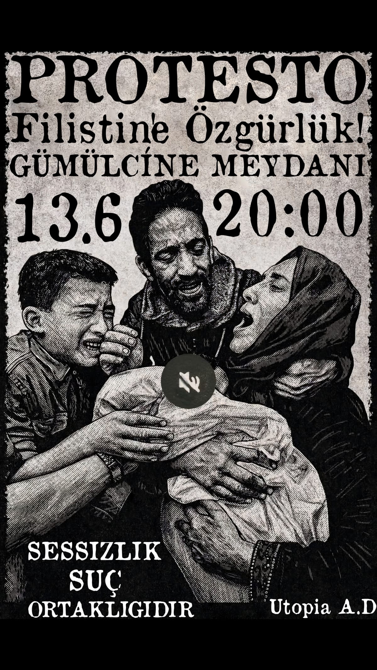 Filistin'e Destek Mitingi