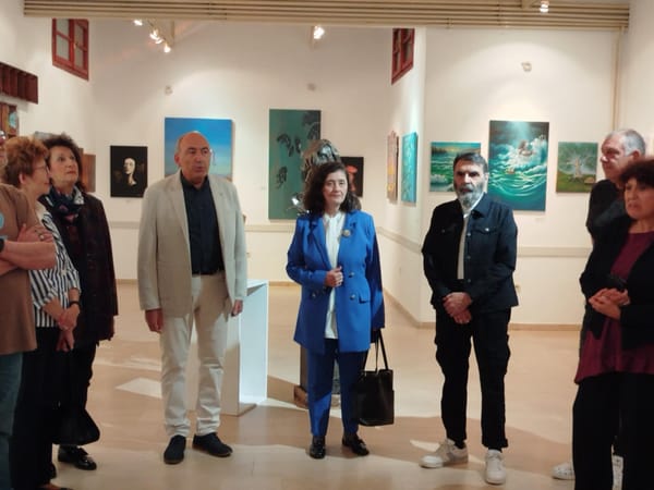 Komotini'de 'Trakya Özgürlükleri' Kapsamında Trakyalı Sanatçılar Sergisinin Açılışı