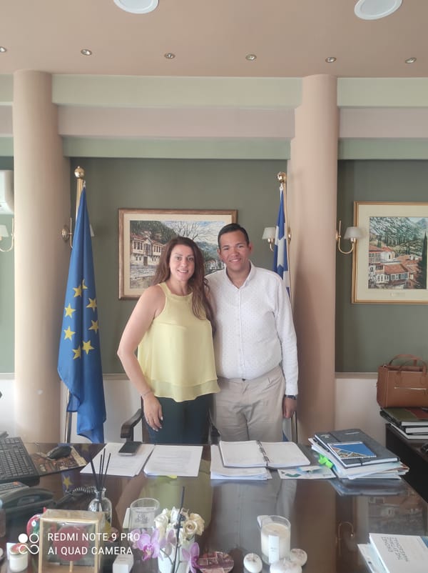 İskeçe İli Aktif Vatandaşları” Derneği Başkanı’nın İskeçe Ticaret Odası Başkanı Sayın Marianthi Malliaroudaki ile Görüşmesi