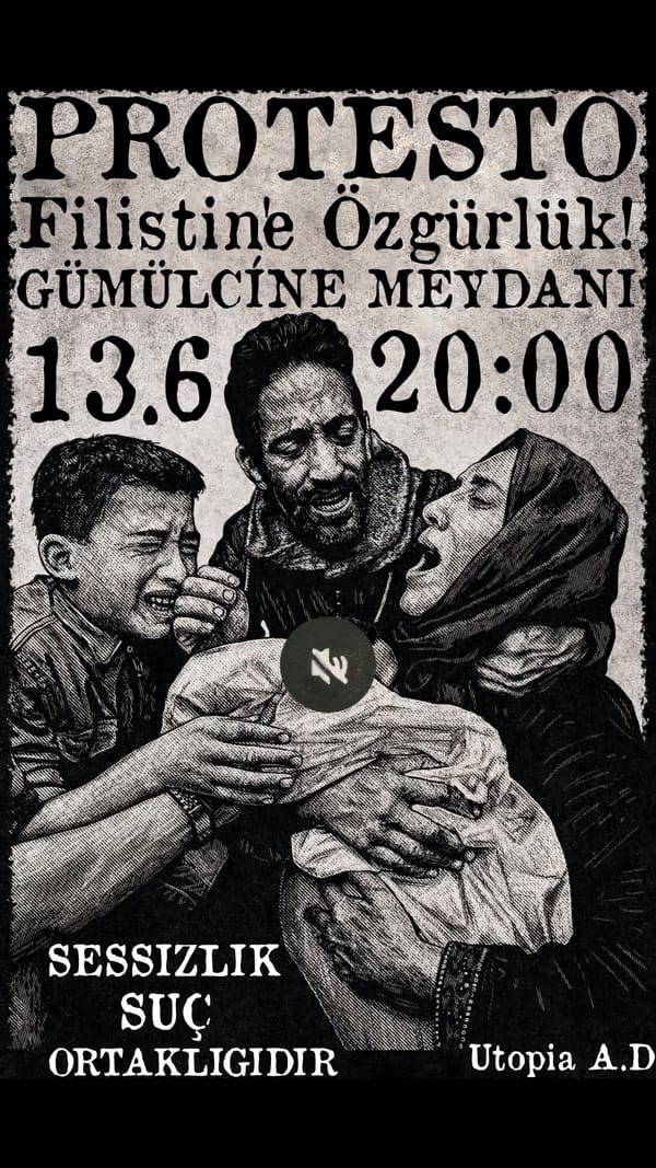 Filistin'e Destek Mitingi