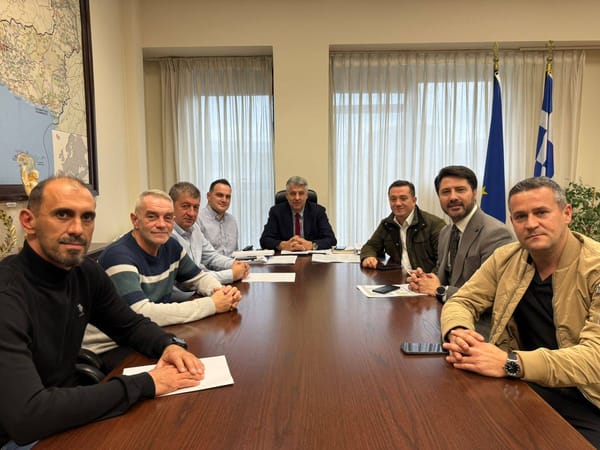 Miki Belediye Başkanı ile Doğu Makedonya ve Trakya Eyalet Başkanı’nın Görüşmesi