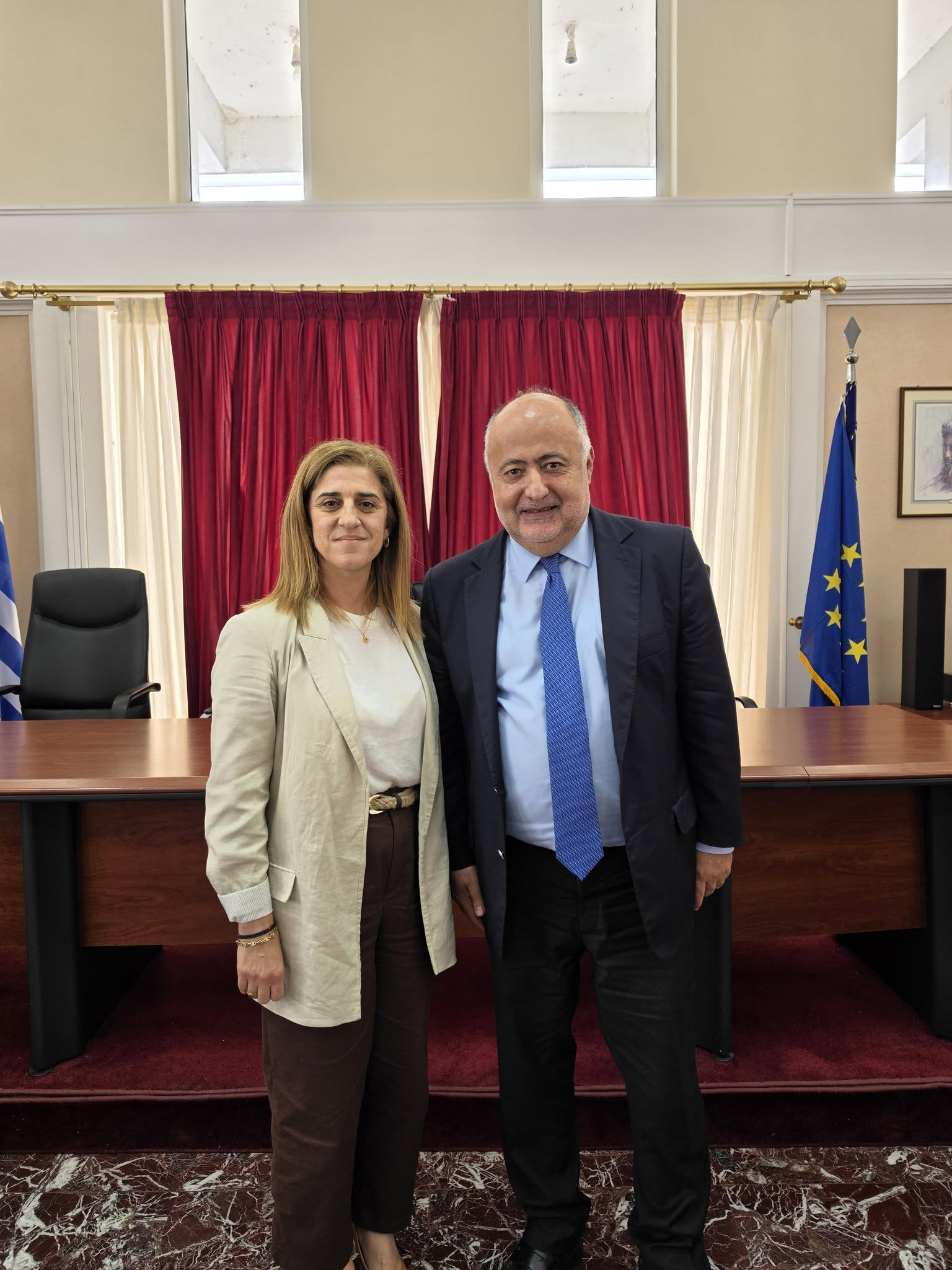 MEP Dimitris Tsiodras İskeçe Bölge Birimi’ni ziyaret etti