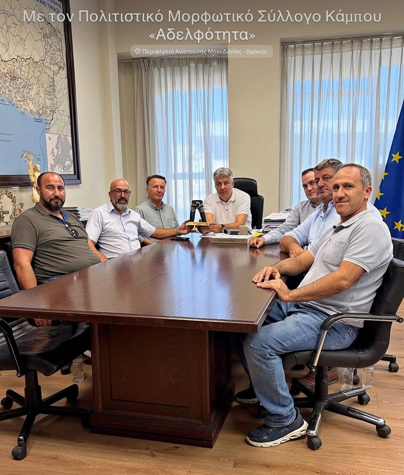 Ova Güreş Festivali – Derneğin Doğu Makedonya ve Trakya Bölge Valisi ile Görüşmesi